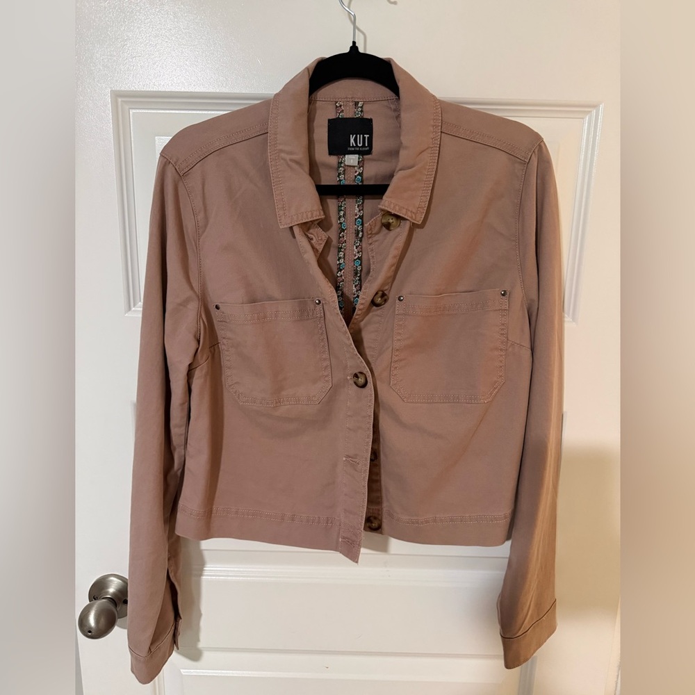 Kut from the Kloth Women's Mauve Utility Jacket